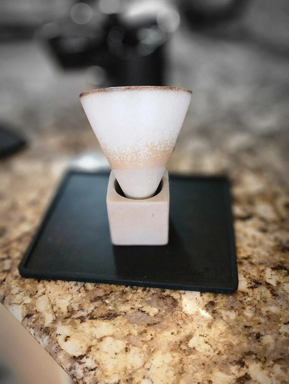 Ceramic Japanese Cone Cup/on Base Lattes/tea/coffee 200ml